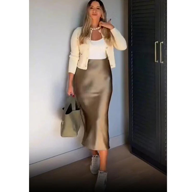 Serafim long skirt